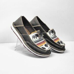 ARIAT Cruiser Buffalo Print Slip-On Shoes Sz 7.5 NEW